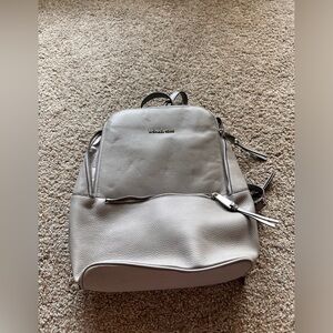 Michael Kors Gray Backpack